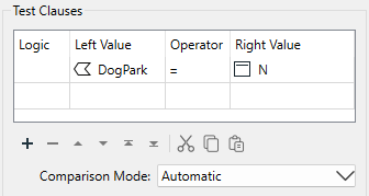 Completed test clause