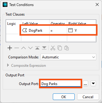 First port configuration