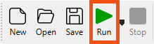 Run button