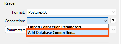 Add Database Connection dialog
