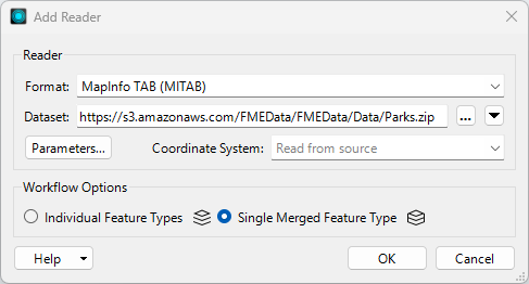 Adding a MapInfo TAB reader