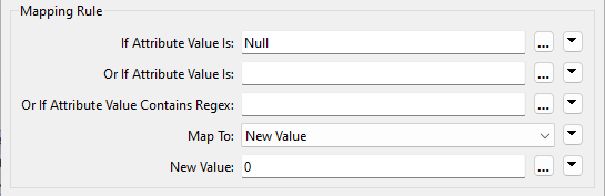 NullAttributeMapper mapping null to a new value