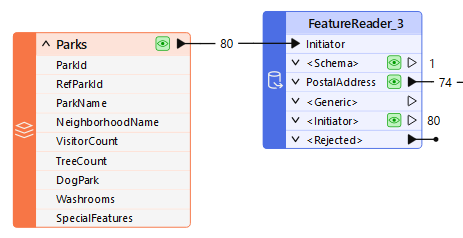 FeatureReader filter results