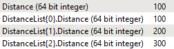 DistanceList
