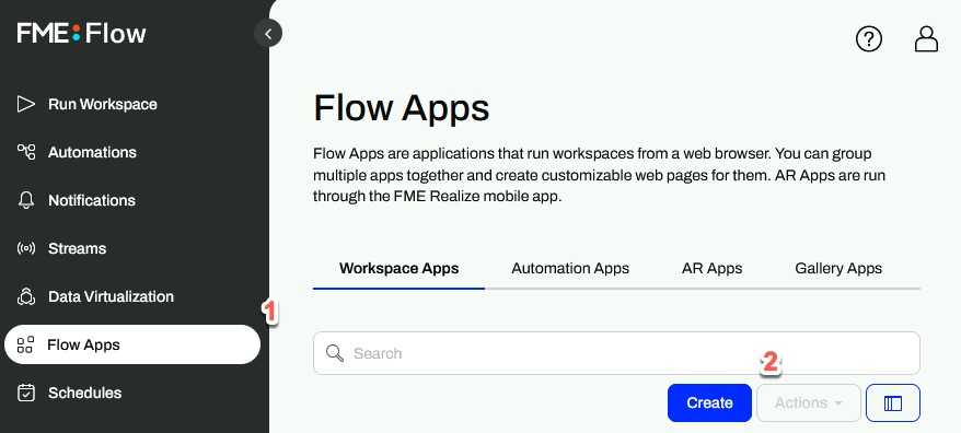 Flow Apps Create