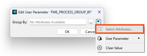 FME_PROCESS_GROUP_BY cannot be set to an attribute