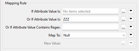 Mapping ZZZ to null
