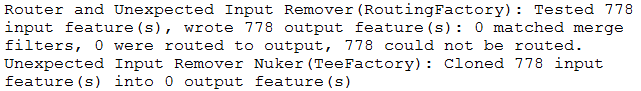 Dropped features because layers were not defined as feature types