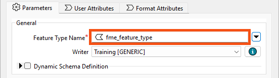 Setting feature type name using fme_feature_type
